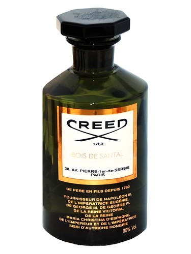 Frasco de Bois de Santal, de Creed