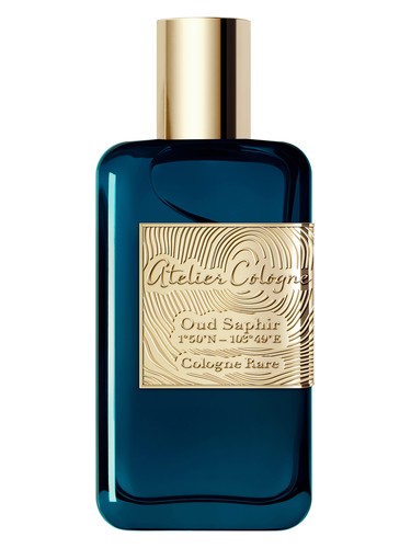 Frasco de Oud Saphir, de Atelier Cologne