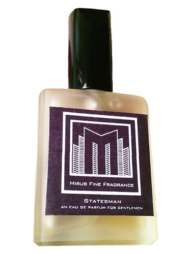 Frasco de Statesman, de Mirus Fine Fragrance