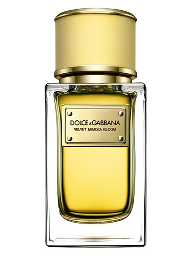 Frasco de Velvet Mimosa Bloom, de Dolce&Gabbana