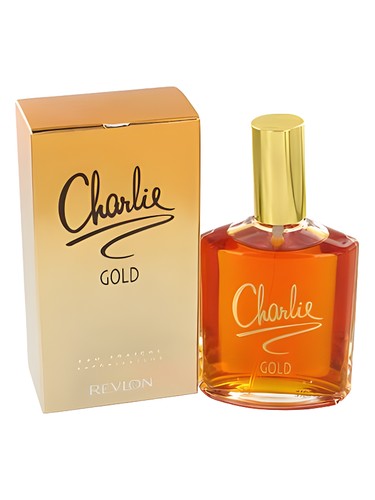 Frasco de Charlie Gold — Revlon