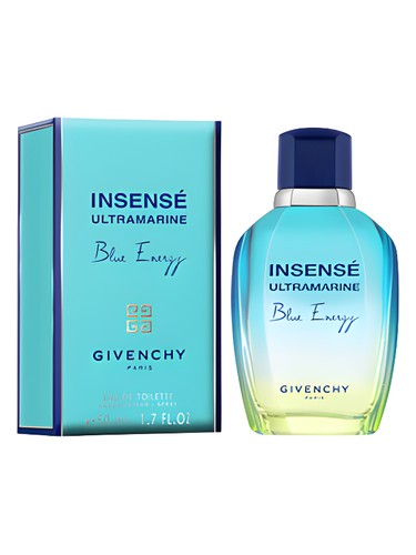Frasco de Insense Ultramarine Blue Energy, de Givenchy