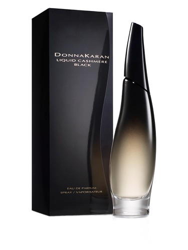 Frasco de Liquid Cashmere Black, de Donna Karan