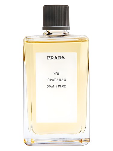 Frasco de No8 Opopanax, de Prada