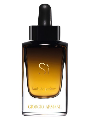 Frasco de Si Huile de Parfum, de Giorgio Armani