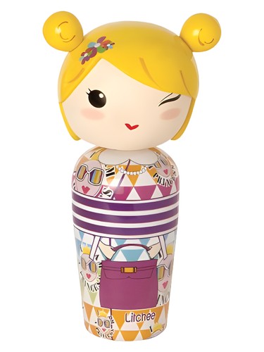 Frasco de Litchee, de Kokeshi