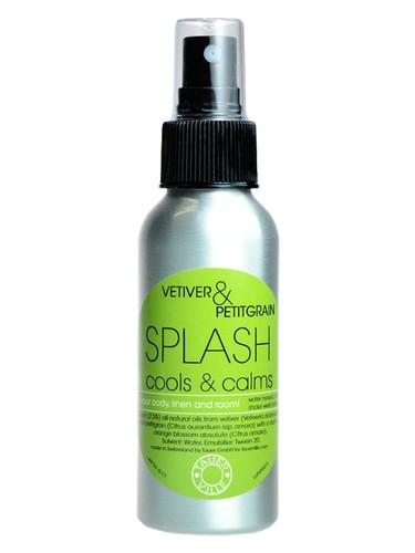 Frasco de Vetiver & Petitgrain Splash, de Tauerville