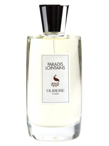 Frasco de Paradis Lointains, de Olibere Parfums