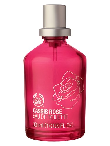Frasco de Cassis Rose, de The Body Shop