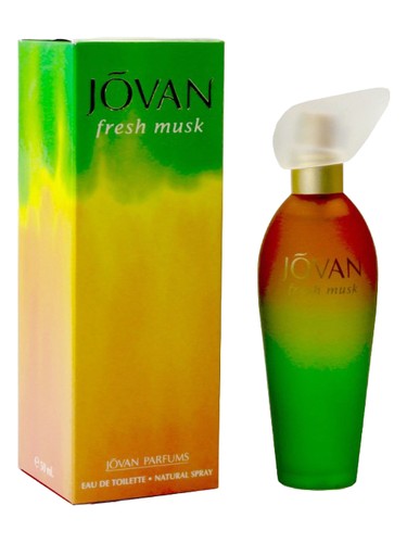 Frasco de Fresh Musk, de Jovan