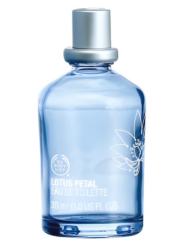 Frasco de Lotus Petal, de The Body Shop