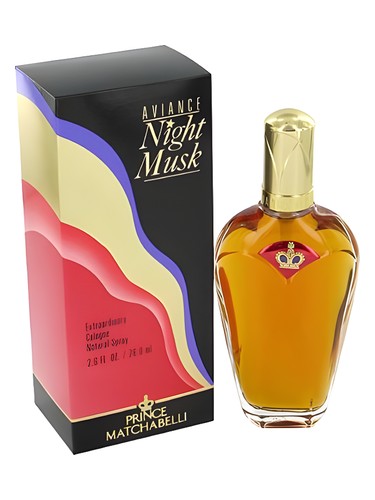 Frasco de Aviance Night Musk, de Prince Matchabelli
