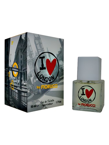 Frasco de I Love London, de Fiorucci