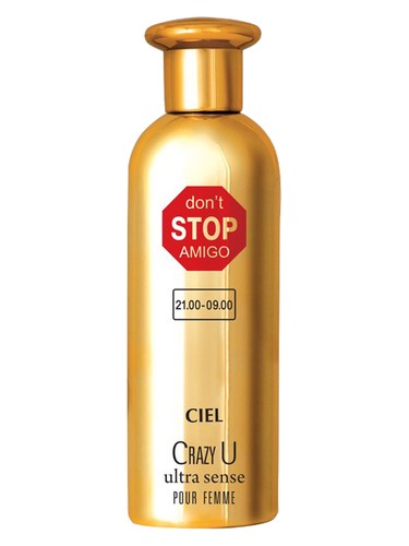 Frasco de Crazy U Ultra Sense, de CIEL Parfum