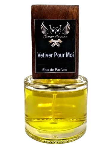 Frasco de Vetiver Pour Moi, de Charme Essência