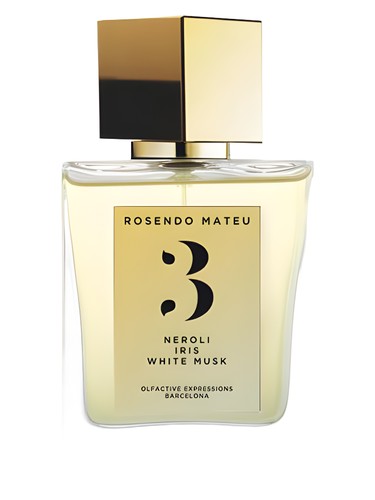 Frasco de NO 3 Neroli, Iris, White Musk, de Rosendo Mateu Olfactive Expressions