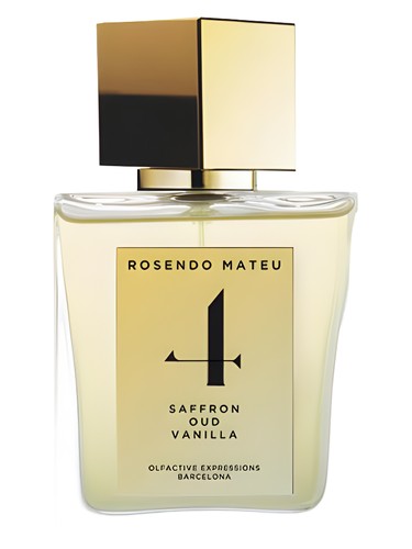 Frasco de NO 4 Saffron, Oud, Vanilla — Rosendo Mateu Olfactive Expressions
