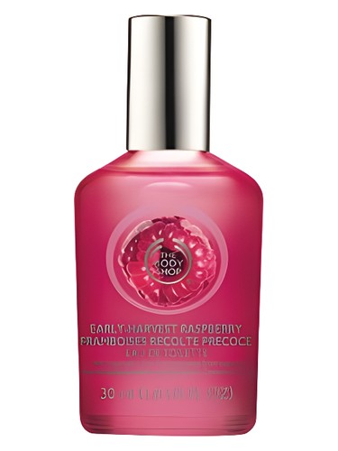 Frasco de Early-Harvest Raspberry, de The Body Shop