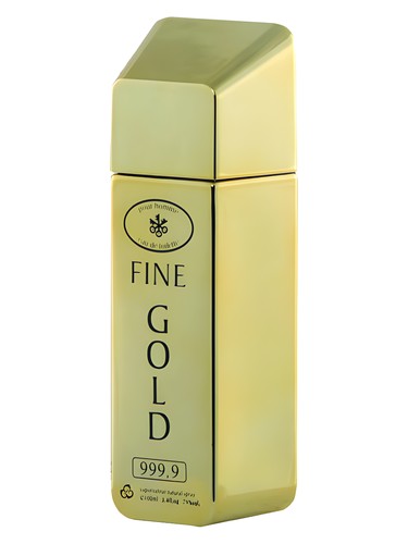 Frasco de Fine Gold, de KPK Parfum