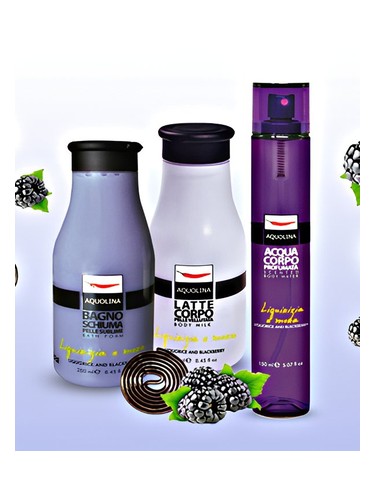 Frasco de Liquirizia e Mora, de Aquolina