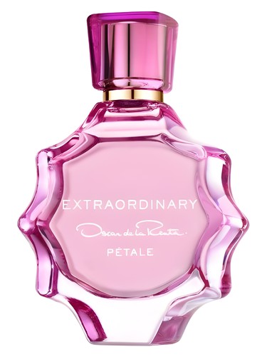 Frasco de Extraordinary Pétale, de Oscar de la Renta