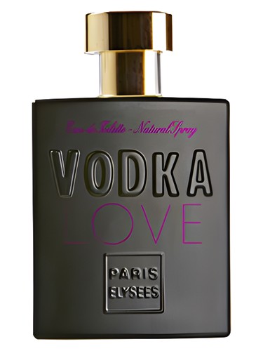 Frasco de Vodka Love, de Paris Elysees