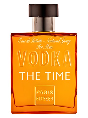 Frasco de Vodka The Time, de Paris Elysees