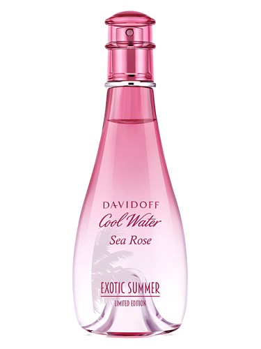 Frasco de Cool Water Sea Rose Exotic Summer, de Davidoff