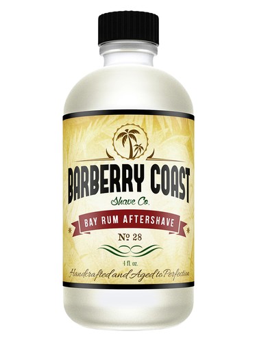 Frasco de Bay Rum Aftershave No. 28, de Barberry Coast Shave Co.