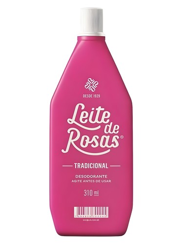 Frasco de Leite de Rosas, de Leite de Rosas
