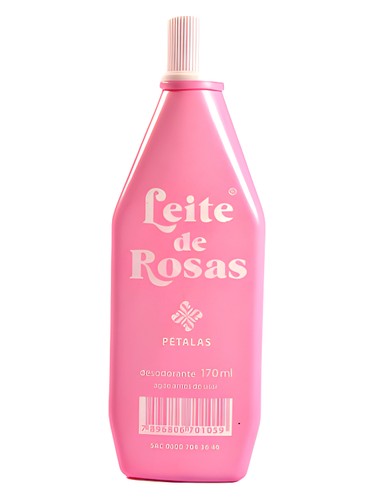Frasco de Leite de Rosas Pétalas, de Leite de Rosas