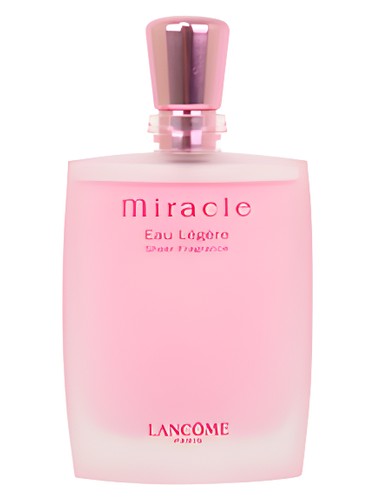 Frasco de Miracle Eau Legere Sheer Fragrance, de Lancôme