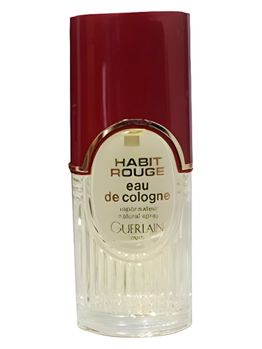 Frasco de Habit Rouge Eau de Cologne, de Guerlain