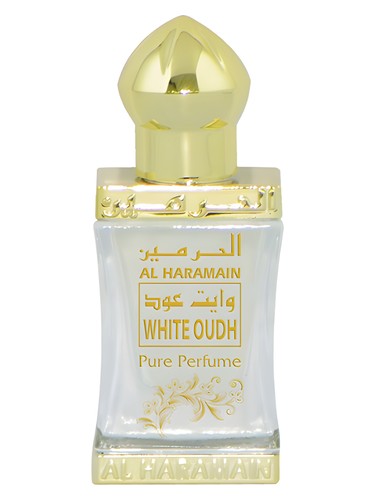 Frasco de White Oudh, de Al Haramain Perfumes