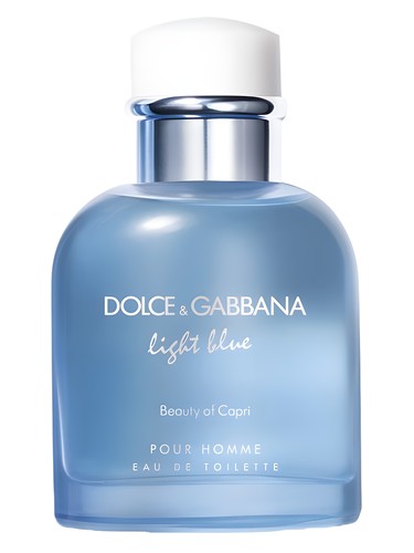 Frasco de Light Blue Pour Homme Beauty of Capri, de Dolce&Gabbana