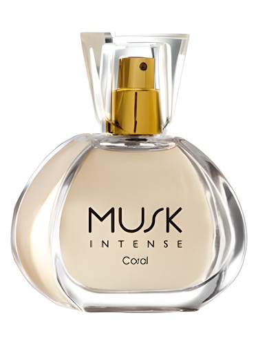 Frasco de Musk Intense, de Coral