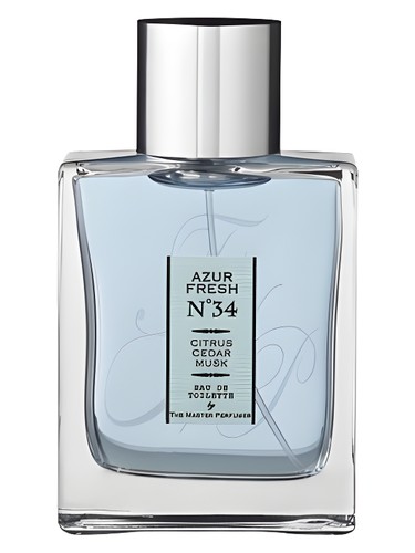 Frasco de Azur Fresh N°34, de The Master Perfumer
