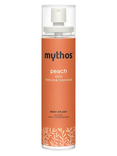 Frasco de Peach with Freesia & Rosewood, de Mythos