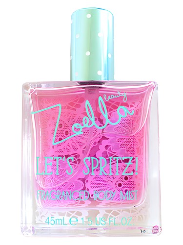 Frasco de Let's Spritz, de Zoella Beauty