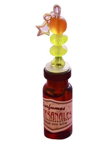 Frasco de Papaya con Lílis, de Perfumes Artesanales