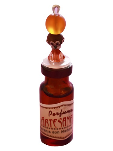 Frasco de Naranja con Maderas, de Perfumes Artesanales