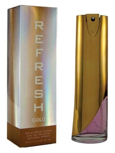 Frasco de Refresh Gold, de Laurelle London