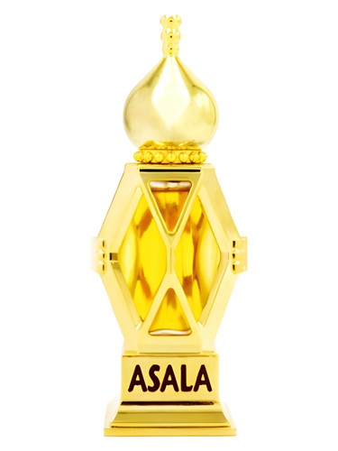 Frasco de Mukhallath Asala, de Al Haramain Perfumes