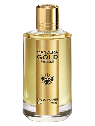 Frasco de Gold Prestigium — Mancera