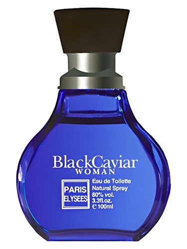 Frasco de Black Caviar Woman, de Paris Elysees