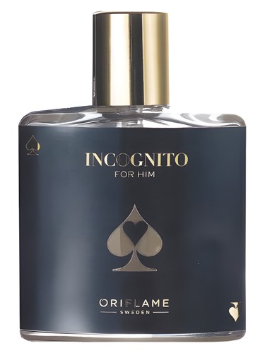 Frasco de Incognito for Him, de Oriflame