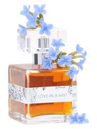 Frasco de Love-In-A-Mist, de Providence Perfume Co.