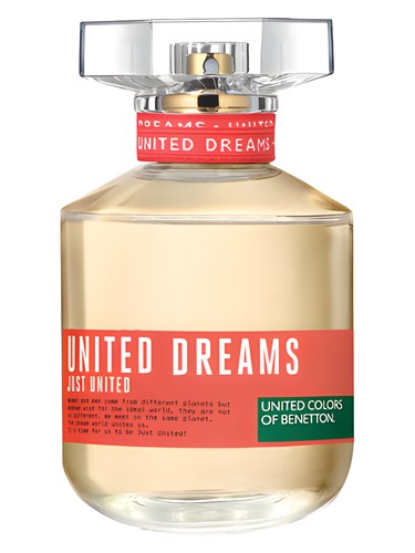 Frasco de Just United, de Benetton