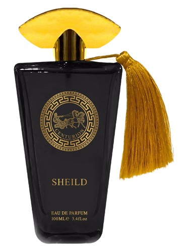 Frasco de Shield, de Centurion Parfums