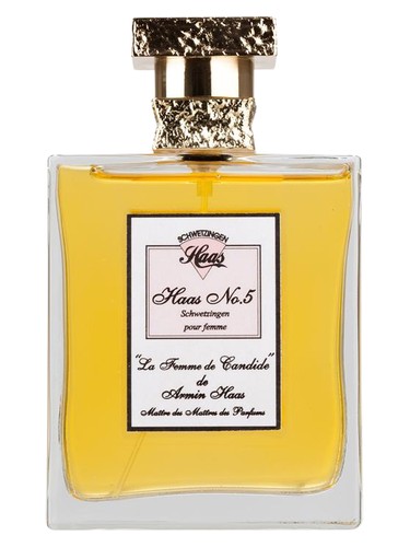 Frasco de Haas No.5 La femme de Candide, de Haas Parfum